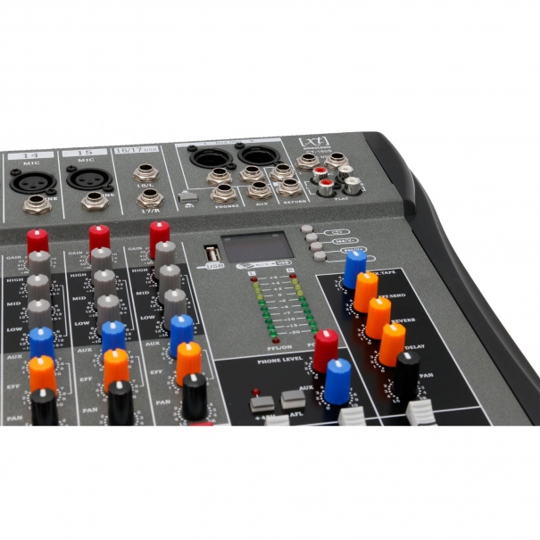 CT-160S Mixer/Scheda Audio 16 canali (reali) MP3 USB Bluetooth con Effetto Echo