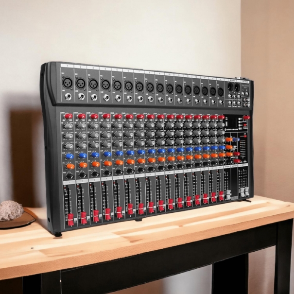 CT-160S Mixer/Scheda Audio 16 canali (reali) MP3 USB Bluetooth con Effetto Echo