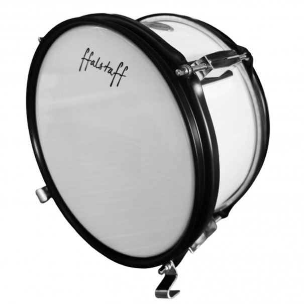 Rullante Junior da Marcia 10"x5" in Legno 4 Tiranti (Bianco)