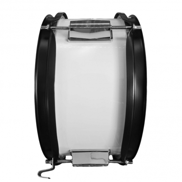 Rullante Junior da Marcia 10"x5" in Legno 4 Tiranti (Bianco)