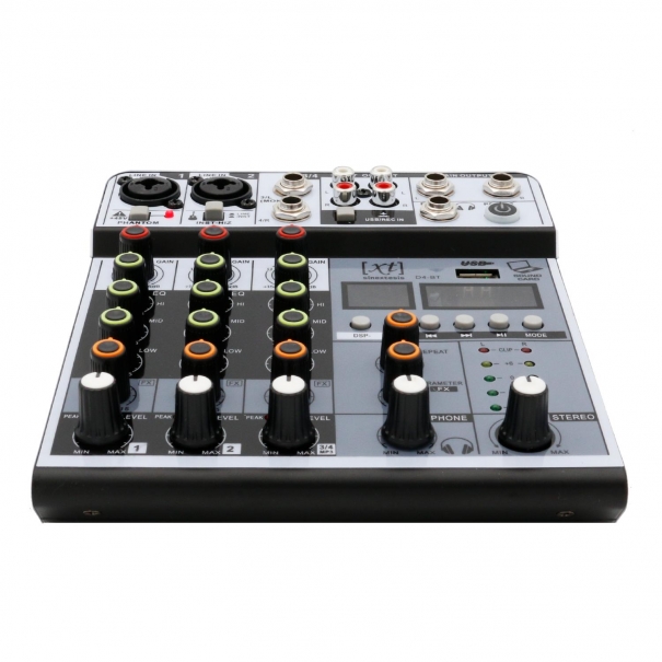 D4-BT Mixer/Scheda Audio 4 canali MP3 USB Bluetooth