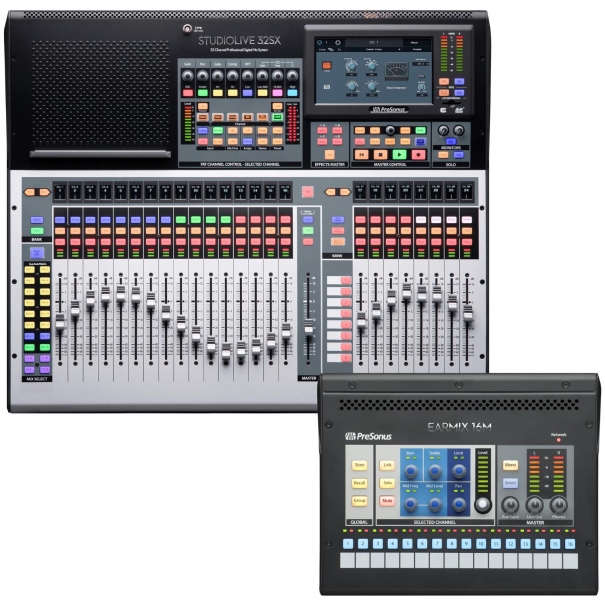 StudioLive 32SX Mixer Digitale / Interfaccia USB 32 Canali + Mixer per Personal Monitor 16 Canali