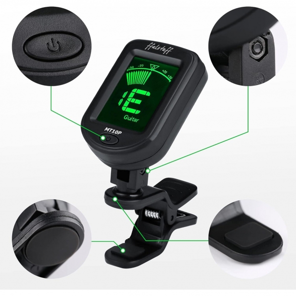 Accordatore a Clip per Strumenti a Corda
