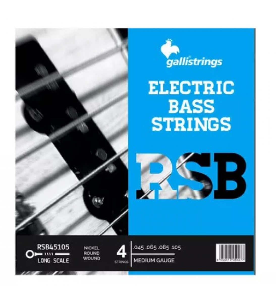 GALLI STRINGS RSB Nickel Electric Bass Medium Long Scale 45-105