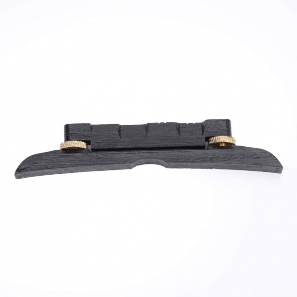 Ponte per Mandolino, Ponte in Ebano Regolabile Strumento per Mandolino Parti di Riparazione Fai da te