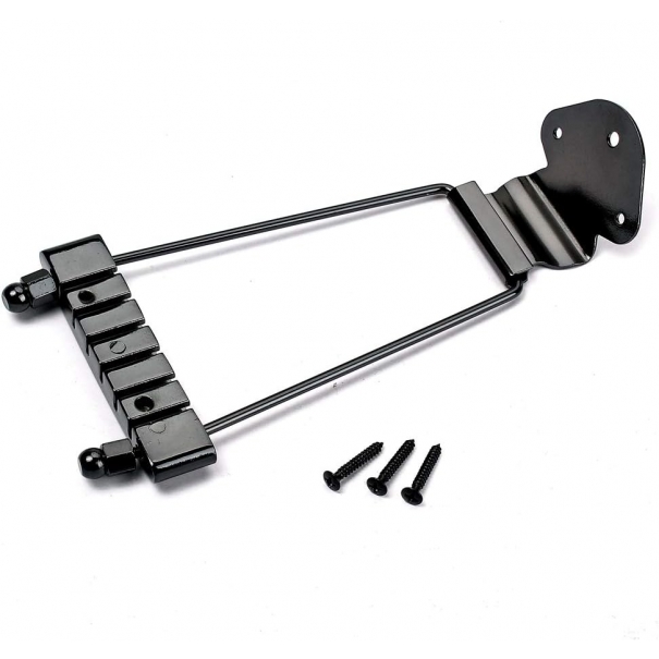 Ponticello a 6 corde, per chitarra Jazz Archtop, colore: Nero