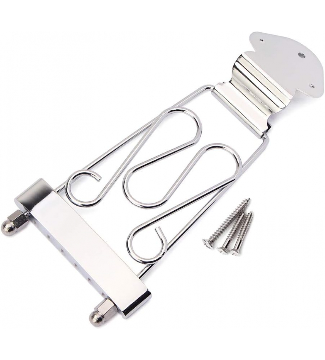 Cordiera trapezio per chitarra jazz archtop a 6 corde, con telaio cavo cavo semi cavo chitarra elettrica cromata