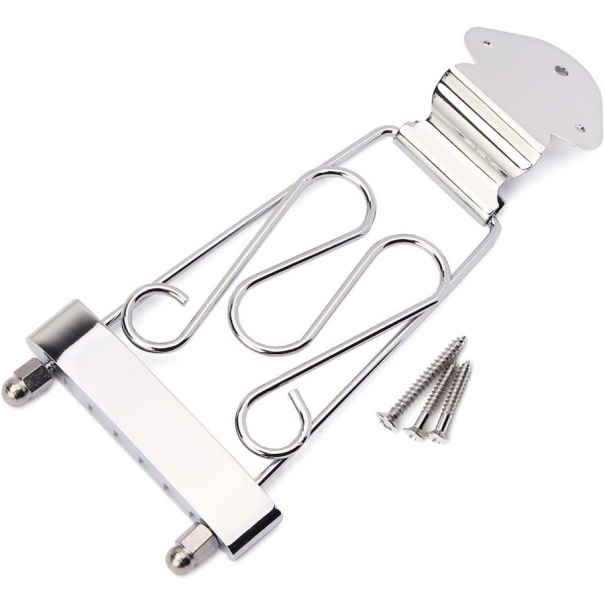 Cordiera trapezio per chitarra jazz archtop a 6 corde, con telaio cavo cavo semi cavo chitarra elettrica cromata