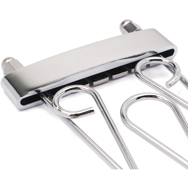 Cordiera trapezio per chitarra jazz archtop a 6 corde, con telaio cavo cavo semi cavo chitarra elettrica cromata