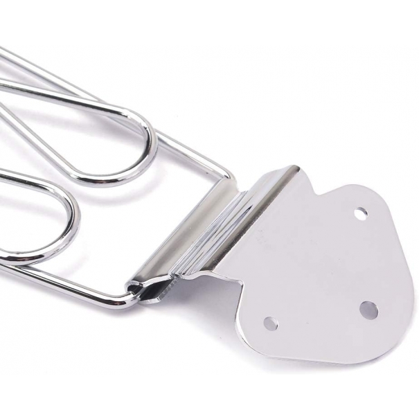 Cordiera trapezio per chitarra jazz archtop a 6 corde, con telaio cavo cavo semi cavo chitarra elettrica cromata