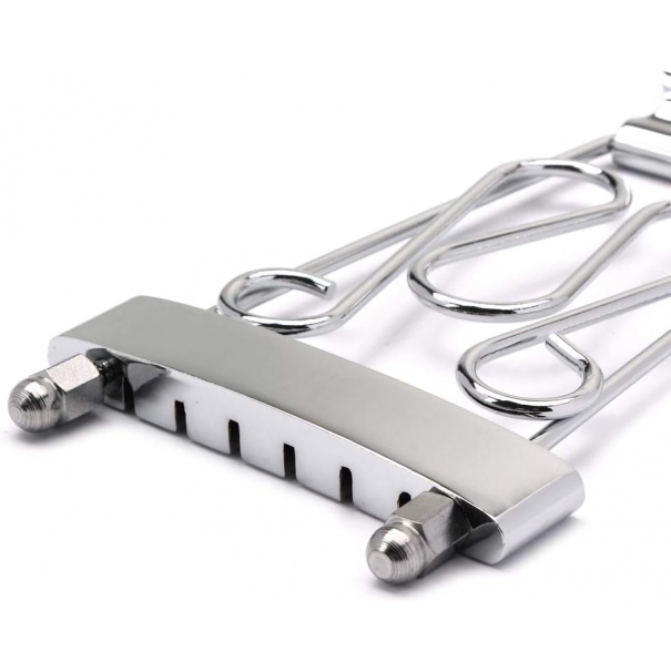 Cordiera trapezio per chitarra jazz archtop a 6 corde, con telaio cavo cavo semi cavo chitarra elettrica cromata