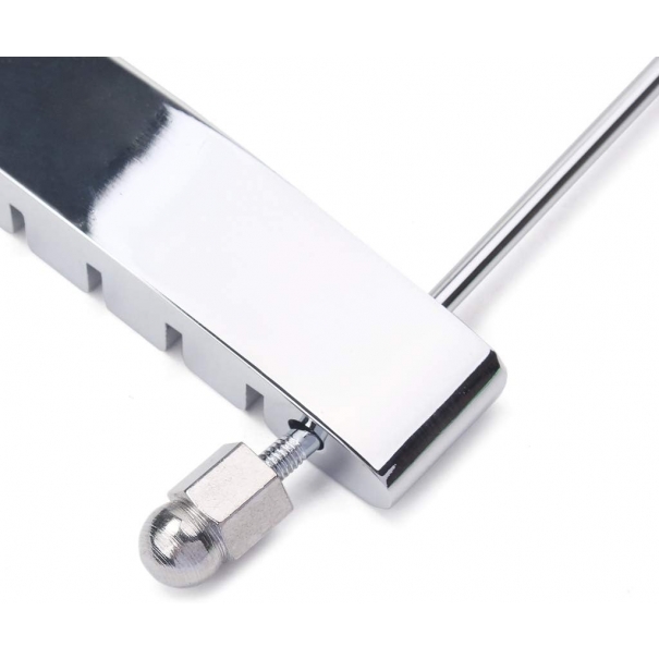 Ponte trapezio per chitarra a 6 corde per chitarra Jazz Archtop, ricambio – cromato