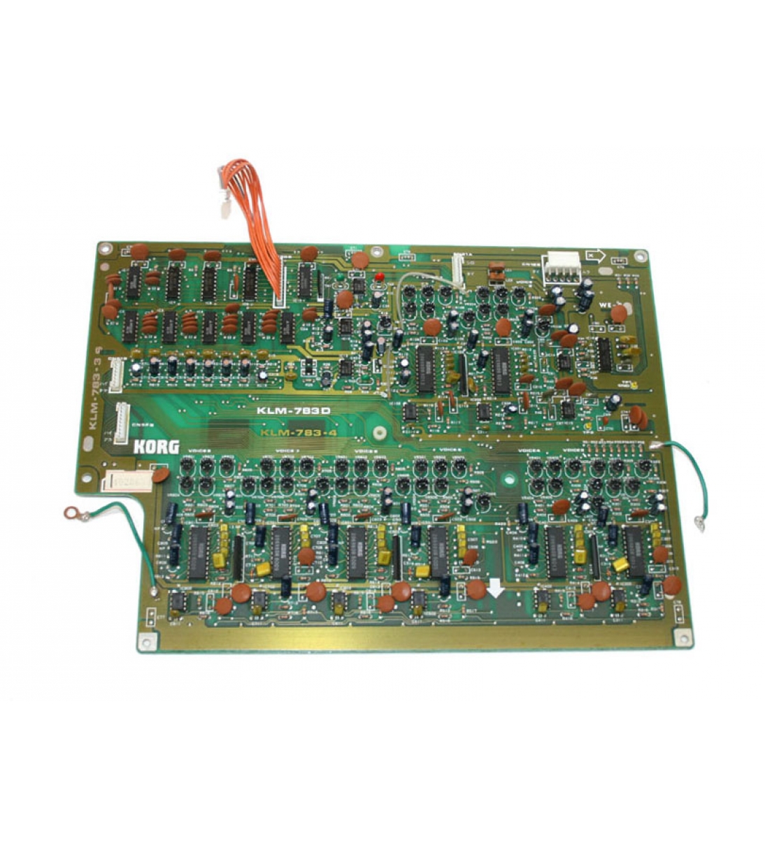 Scheda vocale (KLM-783D), con cablaggio, per sintetizzatore Korg DSS-1