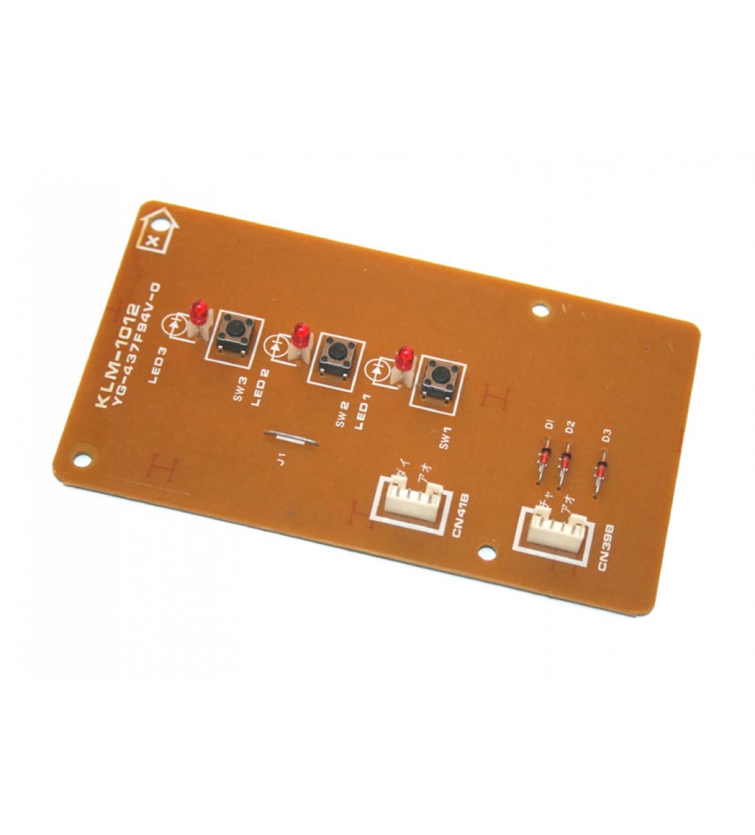 Pannello comandi (KLM-1012), per i pulsanti Korg DSS-1 System/Disk Utility/Program Parameter
