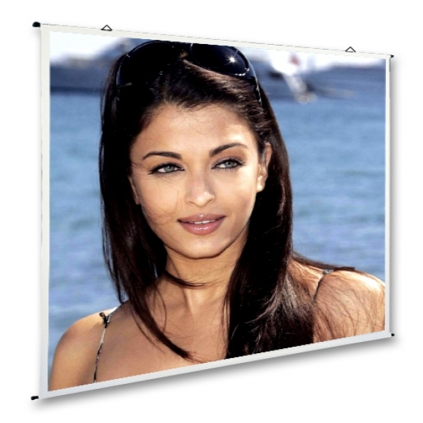 Telo semplice da proiezione "Basic", "White" bianco ottico classico 300x225cm 148" 4:3