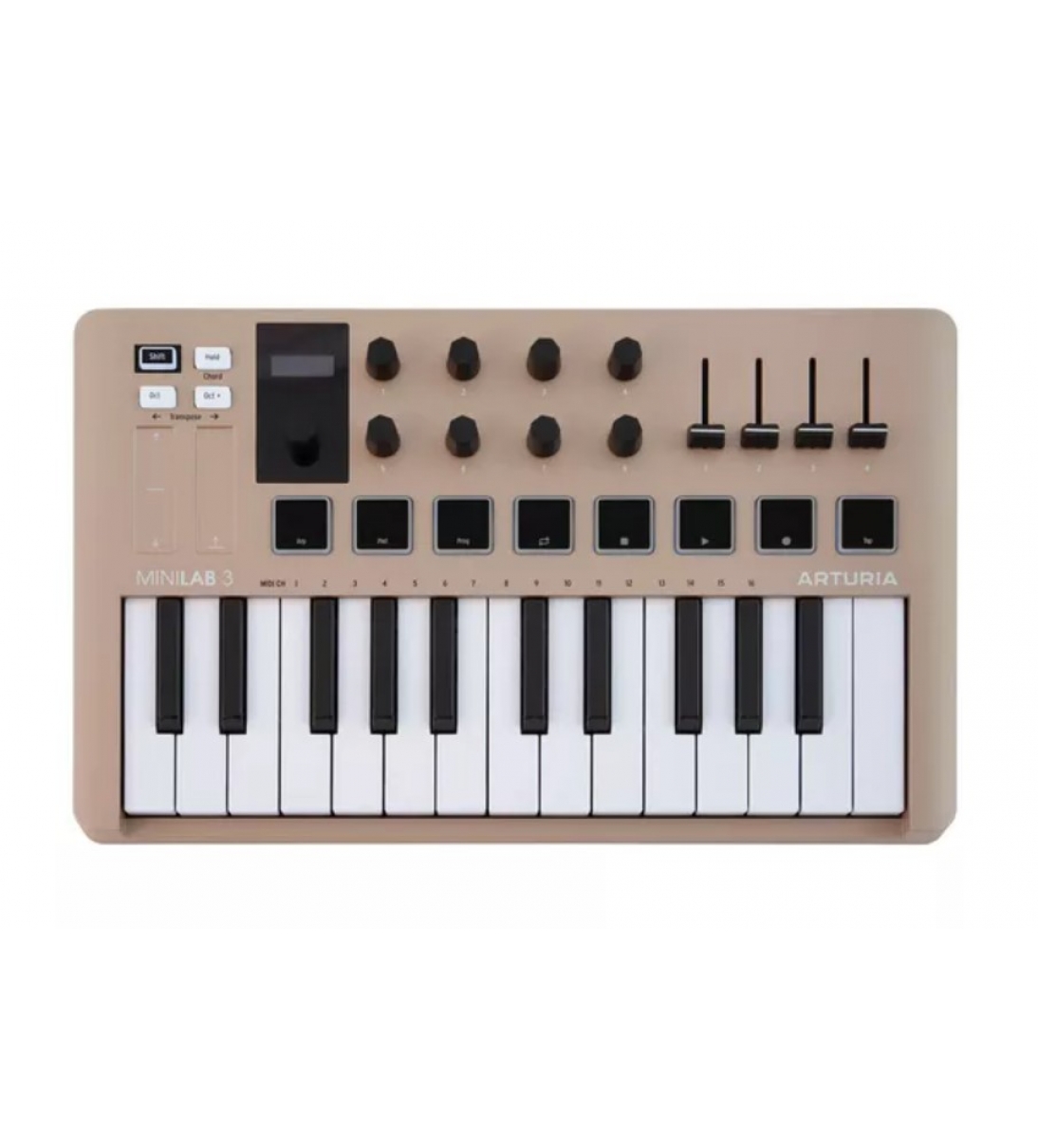 Minilab 3 Champagne CONTROLLER USB 25 TASTI MINI