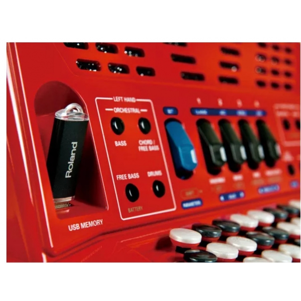 FR-1XB Red Fisarmonica 62 bottoni Rossa