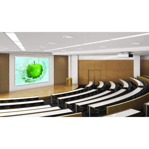 Schermo proiezione "Videomot" motorizzato, con telo "White" bianco ottico classico 400x300cm 197" 4:3