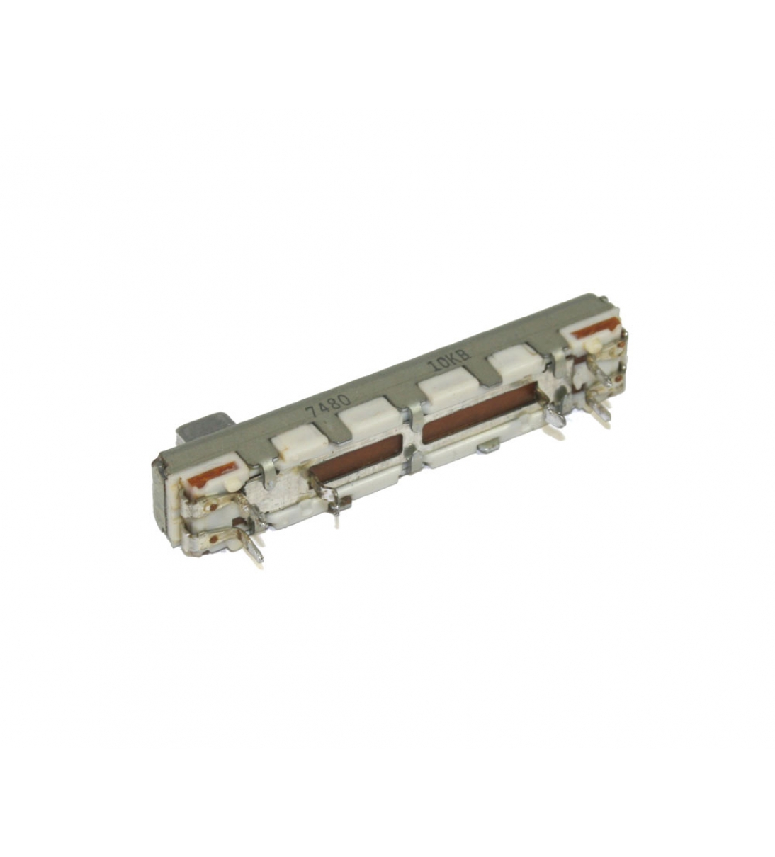 Potenziometro a slitta, 10 kJ con fermo centrale, corsa 30 mm, Korg 365008300