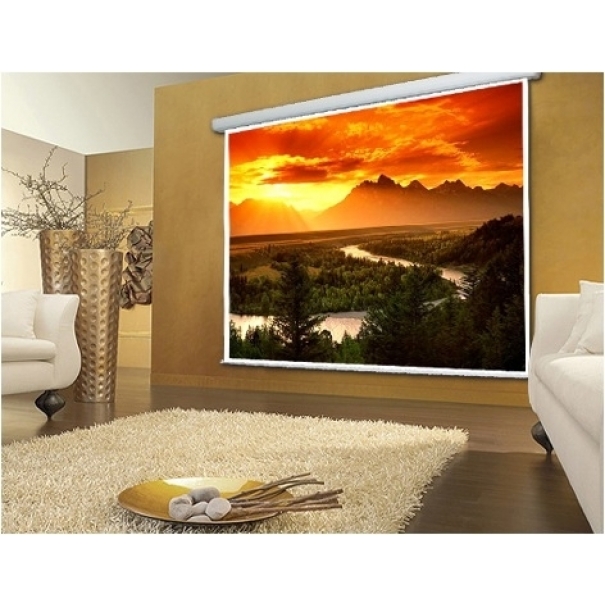 Schermo proiezione "Clubman" manuale a molla 300x225cm