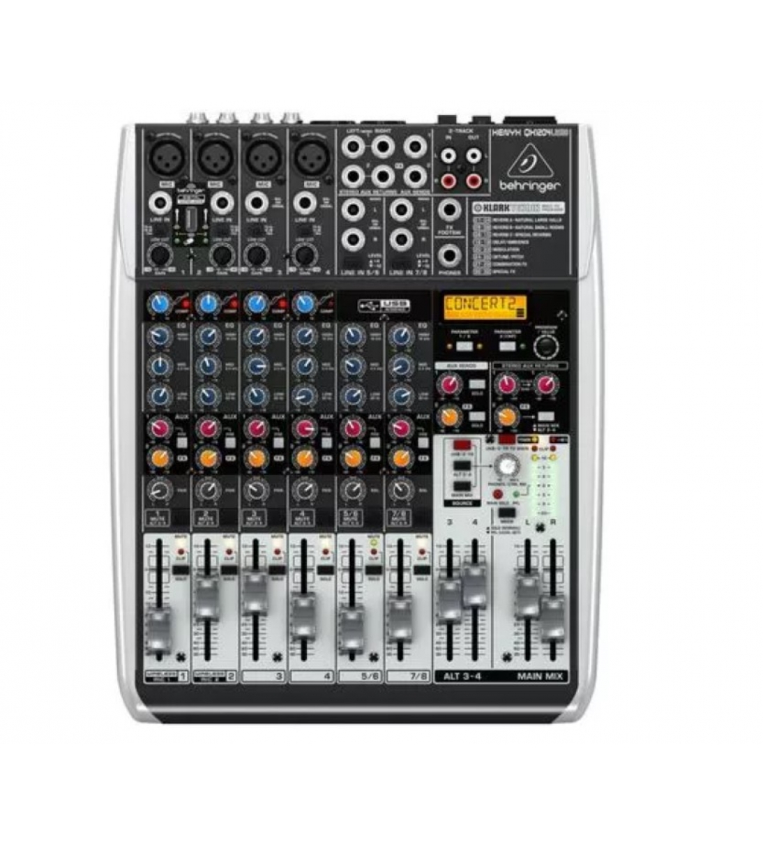 QX1204 USB - MIXER USB 12-INPUT, 2/2 BUS, PROCESSORE EFFETTI, WIRELESS READY