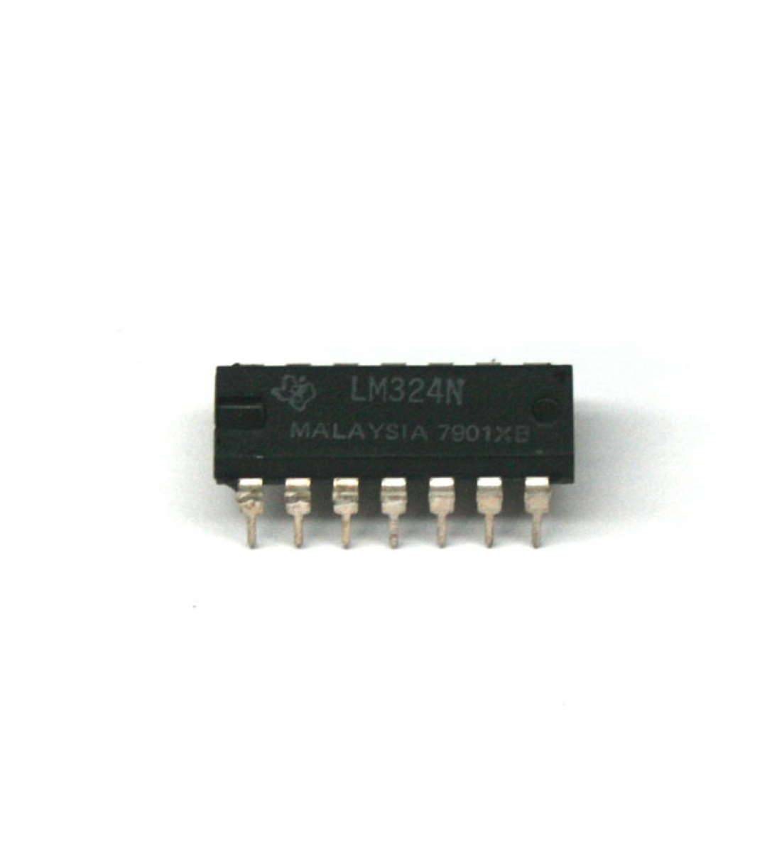 Circuito integrato, amplificatore operazionale quadruplo LM324N, DIP a 14 pin