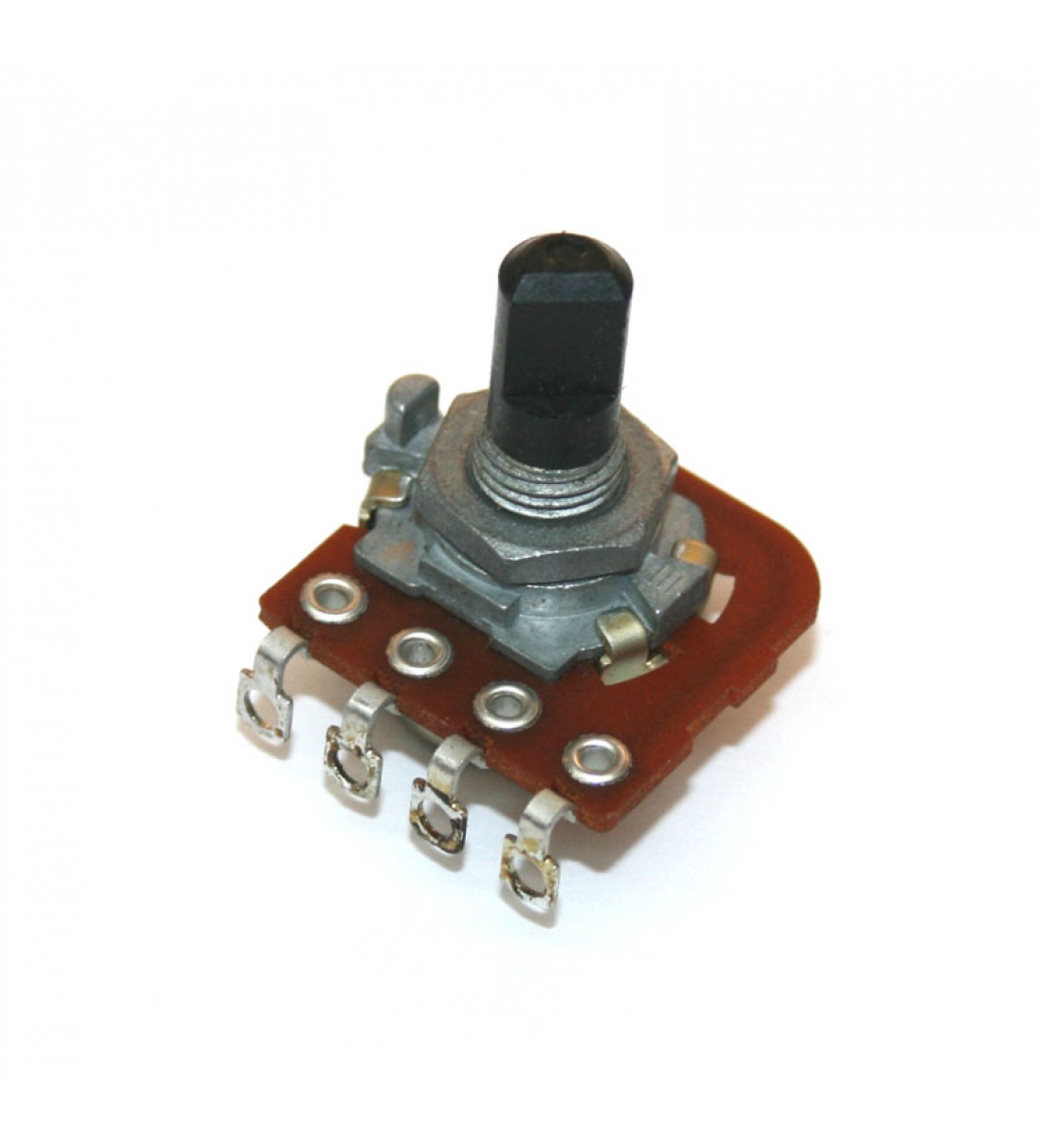Potenziometro rotativo, 10KB con presa centrale e albero a D
