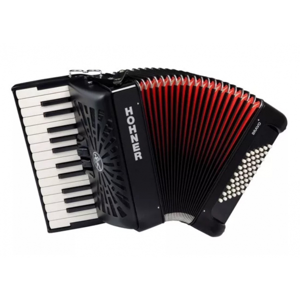 Bravo II 48 Black Silentkey  FISARMONICA 26 TASTI, 48 BASSI NERA