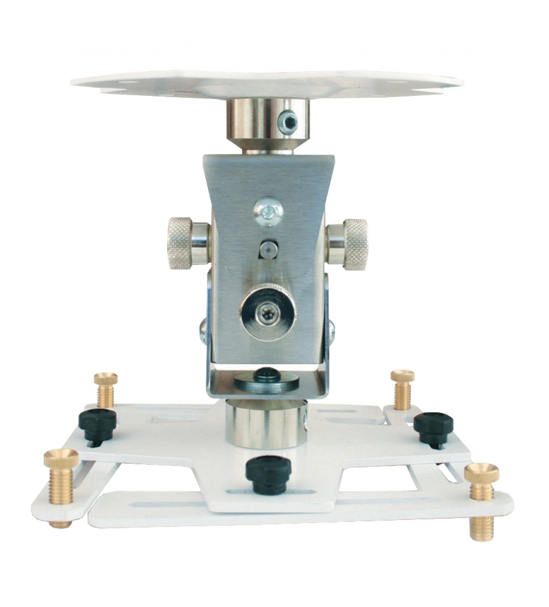 Supporto professionale per videoproiettore "Arakno" con regolazione micrometrica 18cm (bianco)