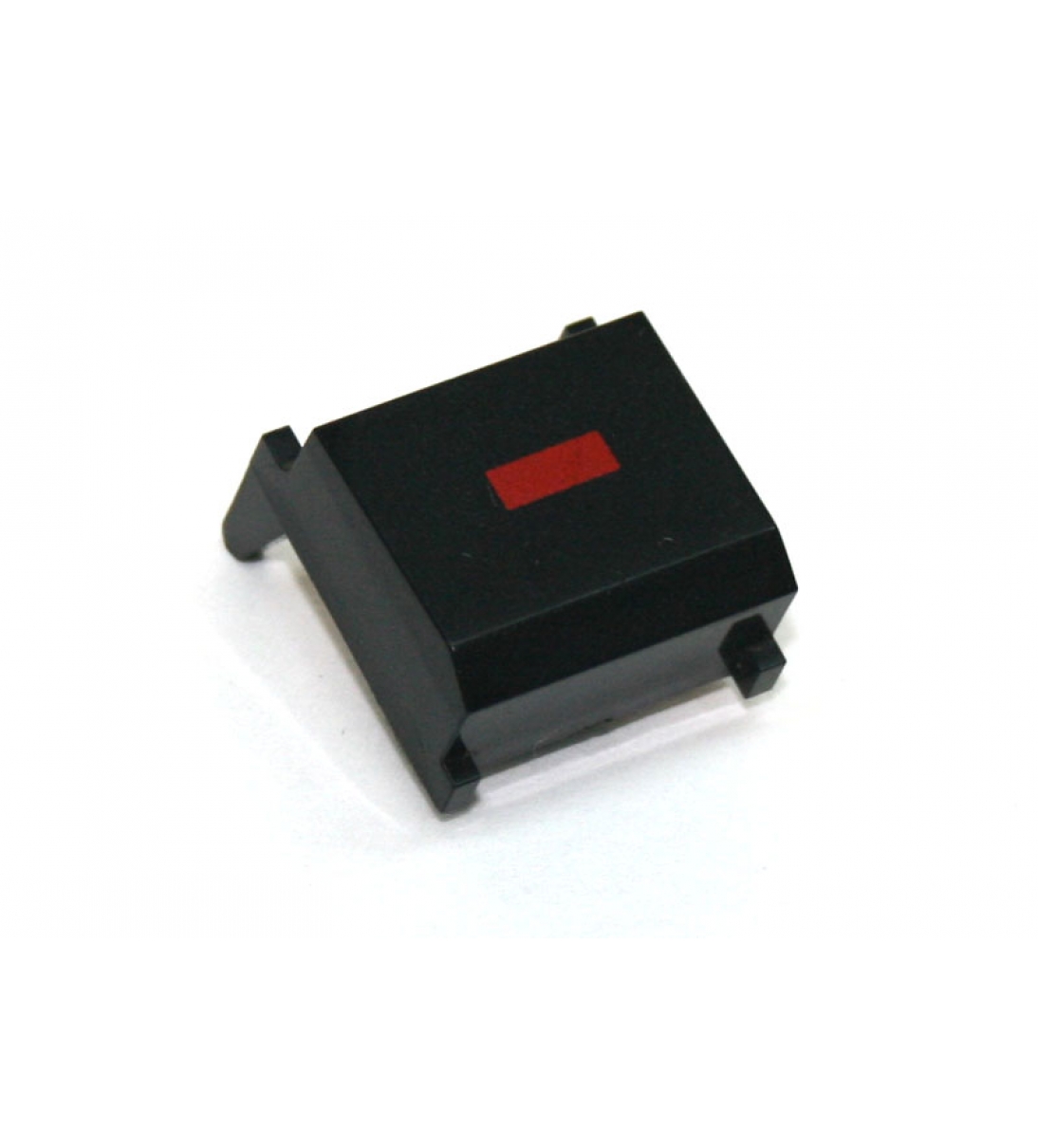 Pulsante "Write" in plastica per sintetizzatore Korg DW, nero con marcatura rossa