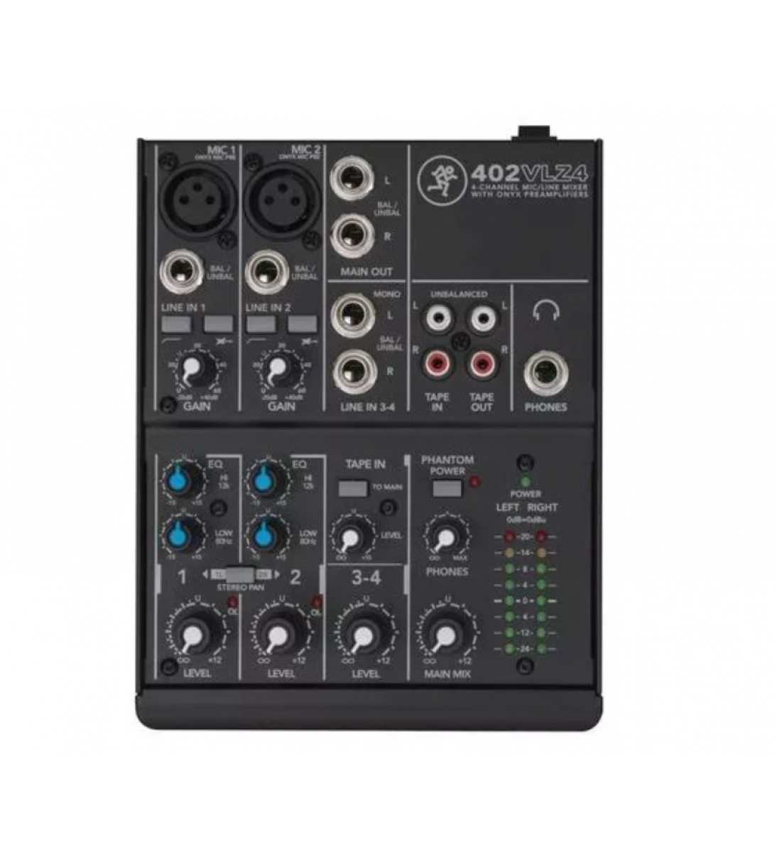 402 VLZ4 MIXER 4 CANALI CON 2 MIC PREAMP ONYX