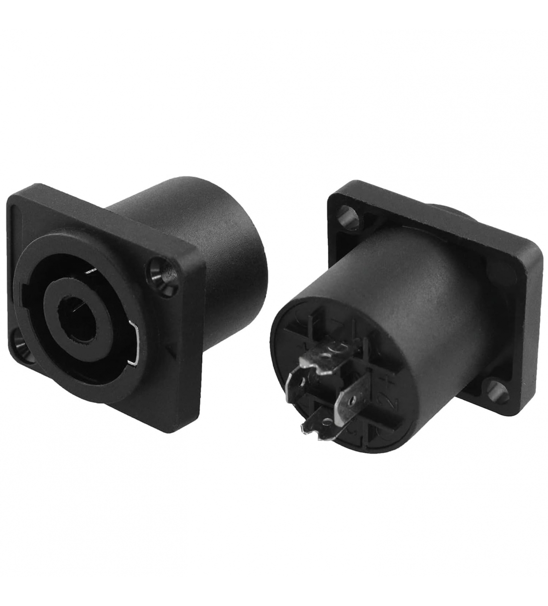 Connettore presa per montaggio a pannello speakon a 4 poli