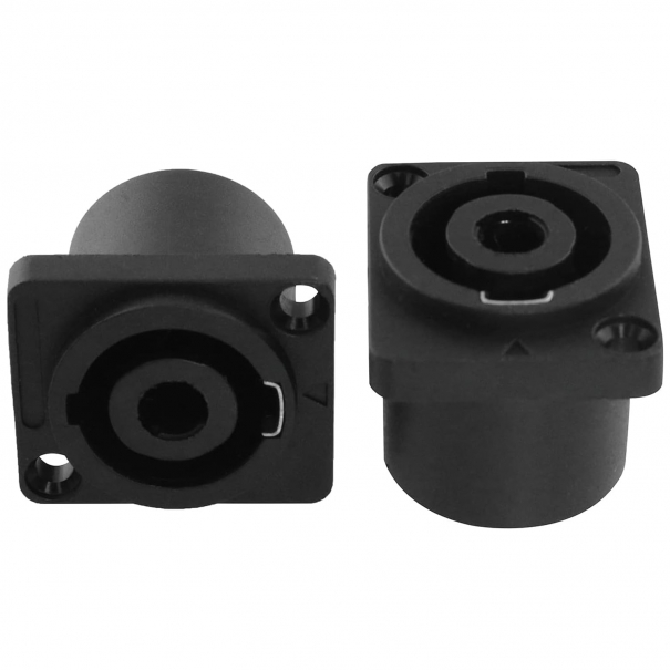 Connettore presa per montaggio a pannello speakon a 4 poli