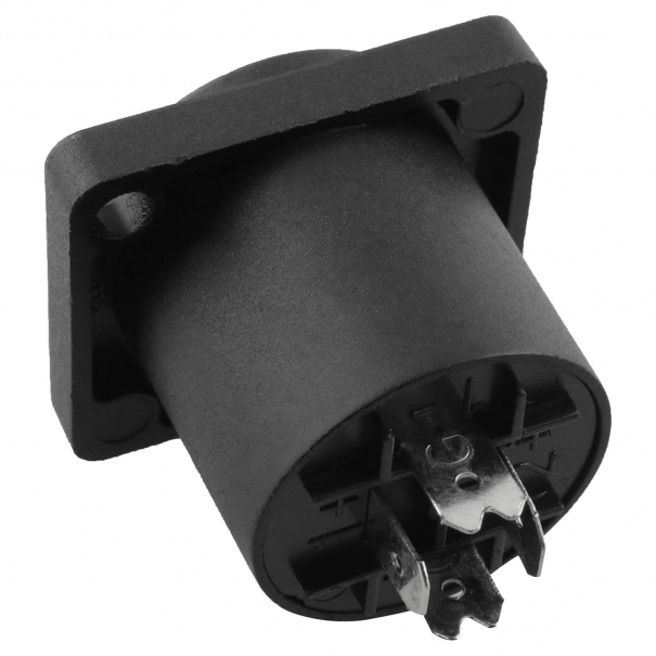 Connettore presa per montaggio a pannello speakon a 4 poli