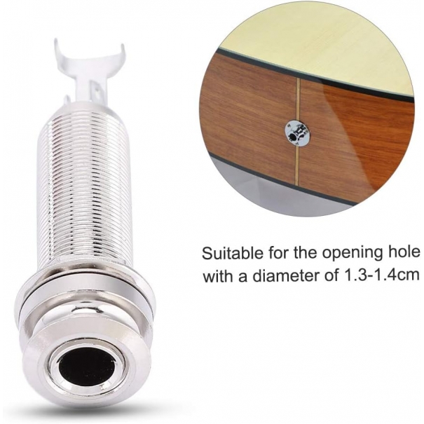 Presa Jack Mono Pin in Rame 6306 per Chitarra Elettrica