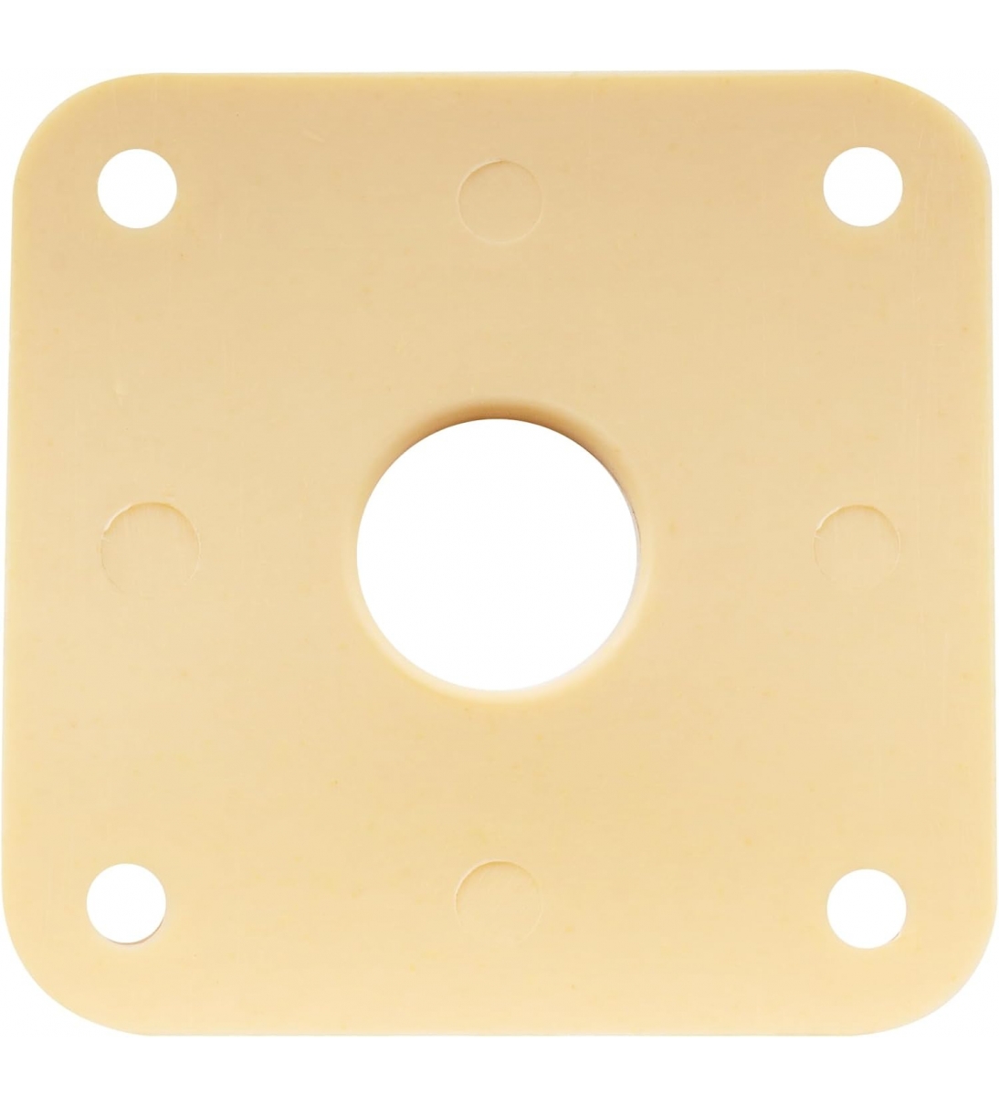 Piastra del Jack Quadrato Jackplate per Chitarra USA Les Paul Epiphone,Crema