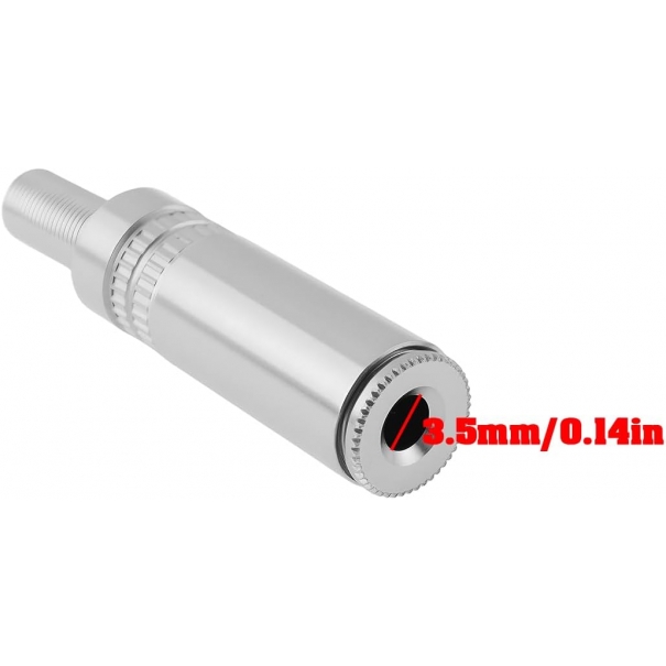 Connettore Femmina Per Adattatore Audio Stereo Da 3,5 Mm Con Presa A Saldare Per Cuffie Fai Da Te