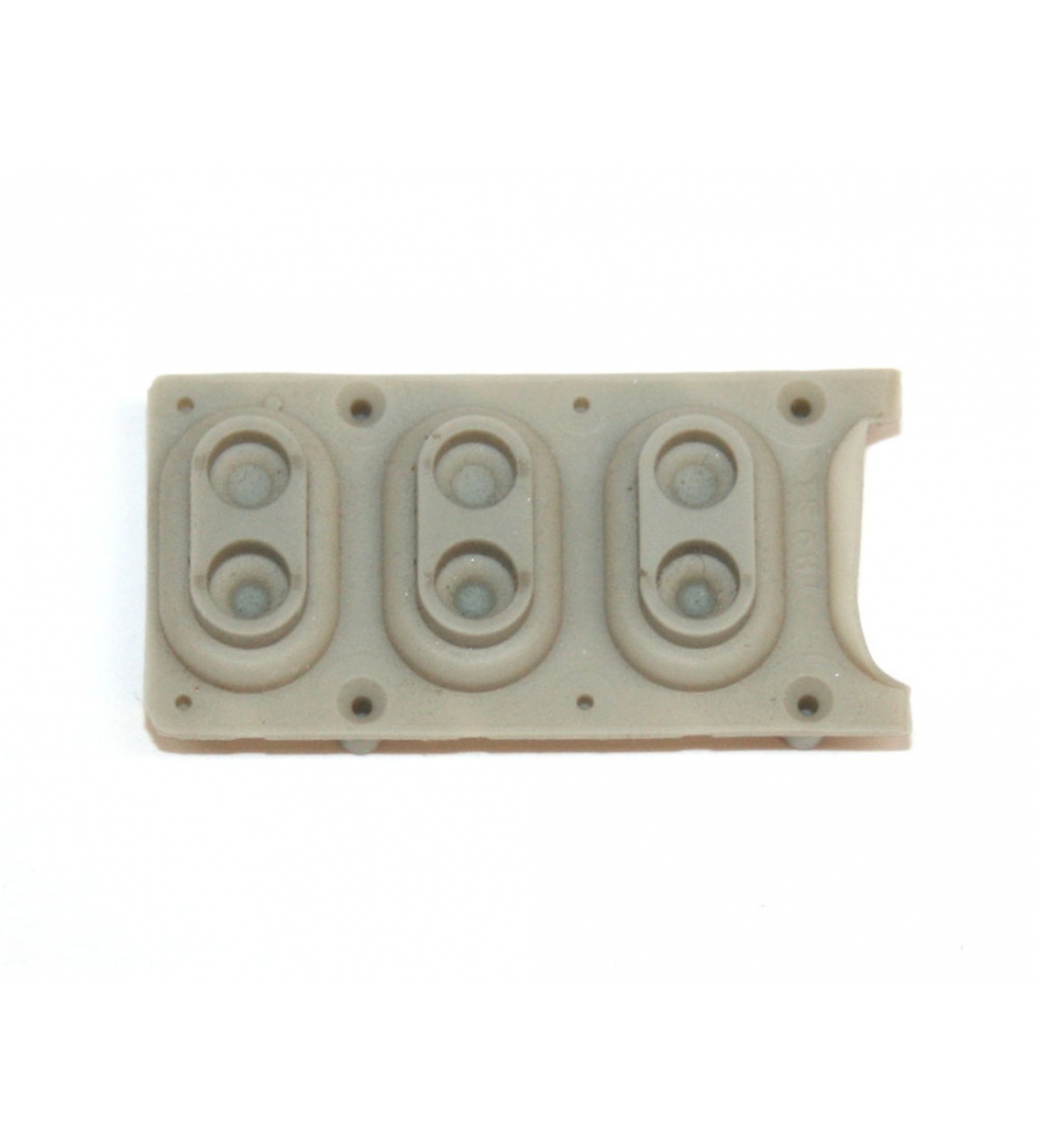 Striscia di contatto in gomma, 3 note.
