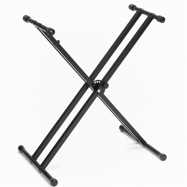 Supporto per tastiera doppio telaio Sistema Crocodile a molla