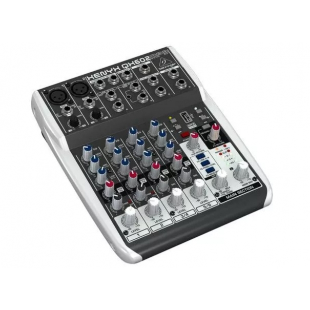 Xenyx QX602 MP3 MIXER 6 CANALI CON PREAMPLIFICATORI MICROFONICI XENYX