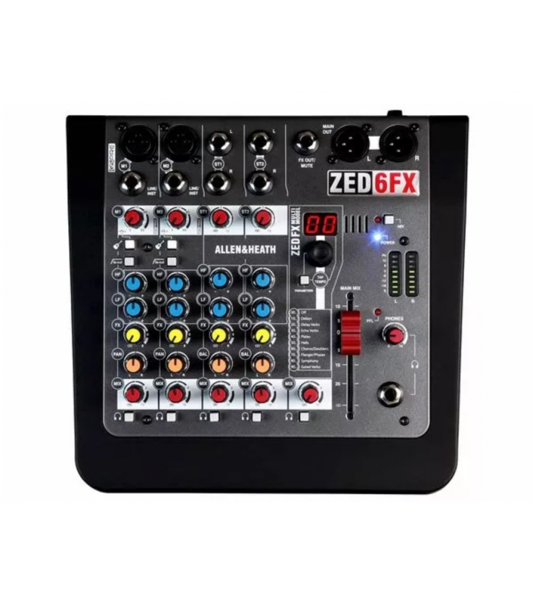 ZED-6FX MIXER ANALOGICO 6 INPUT CON EFFETTI ZED-6FX