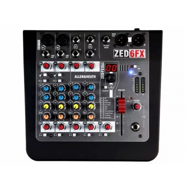 ZED-6FX MIXER ANALOGICO 6 INPUT CON EFFETTI ZED-6FX