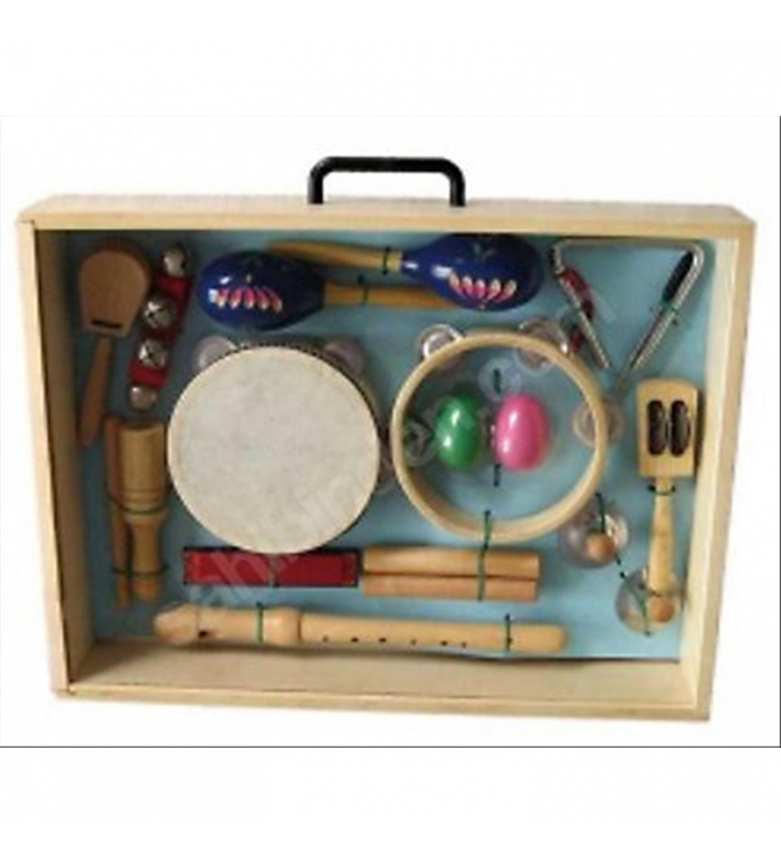 Set 16 Strumenti Didattici con Valigetta in Legno