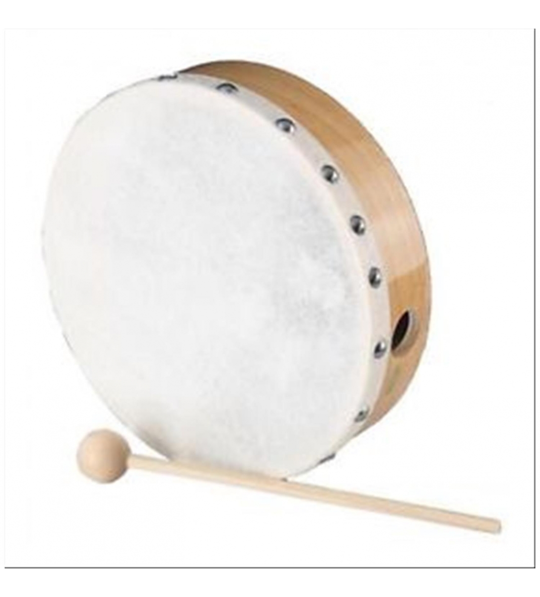 Tamburello con Pelle da 12" (30cm) e battente