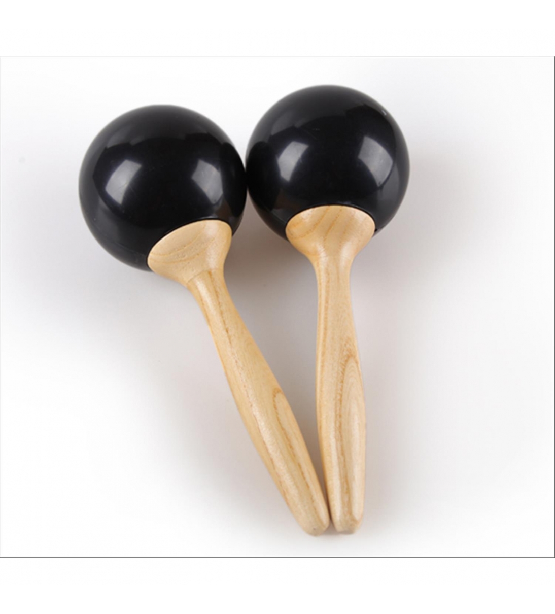 Maracas in Legno (Natural/Black)