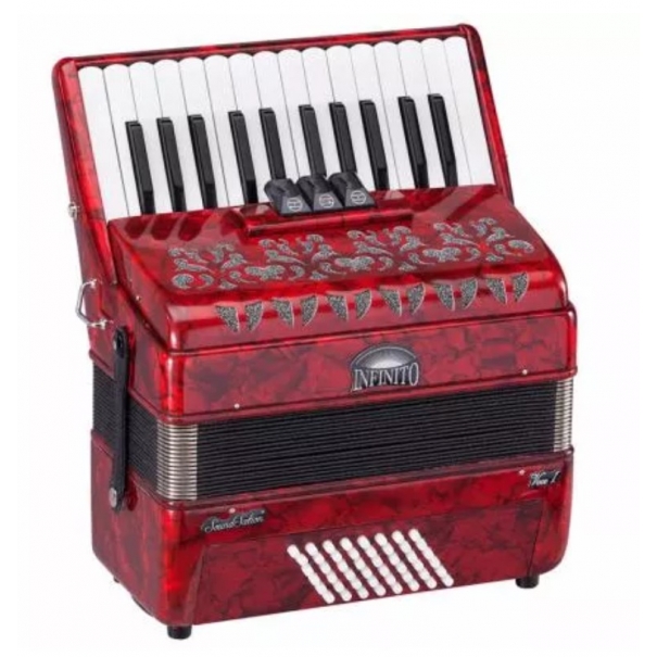 Voce I 2648-RD, fisarmonica 48 bassi