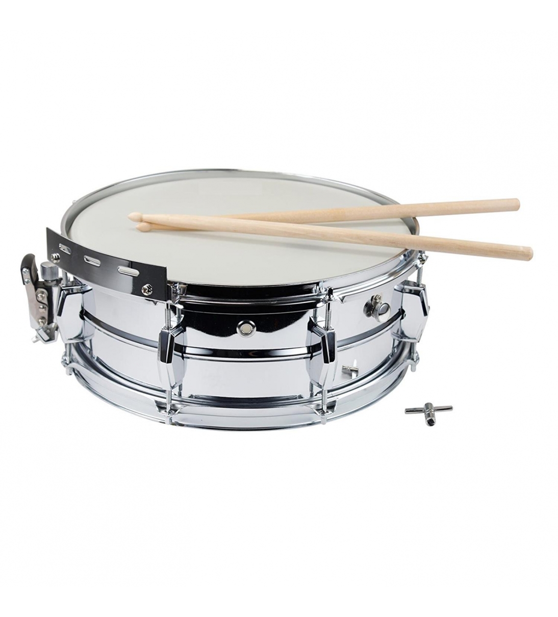 Rullante da Banda 14"x5" in Metallo 8 Tiranti (fin. Cromata)