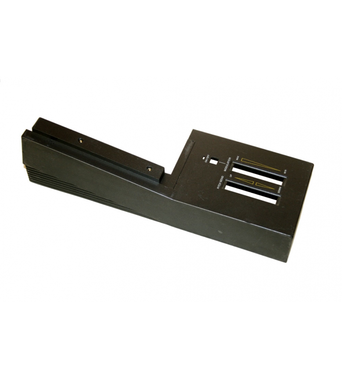 Tappo terminale sinistro e pannello della rotella pitch bend/mod, per Casio CZ-5000