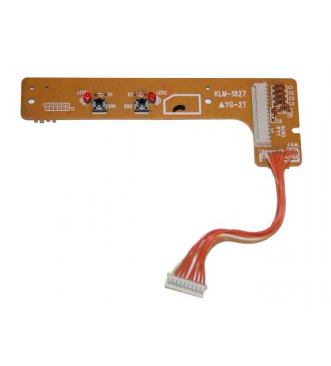 Scheda elettronica SW1, SW2 (KLM-1827) per sintetizzatore Korg 001182700