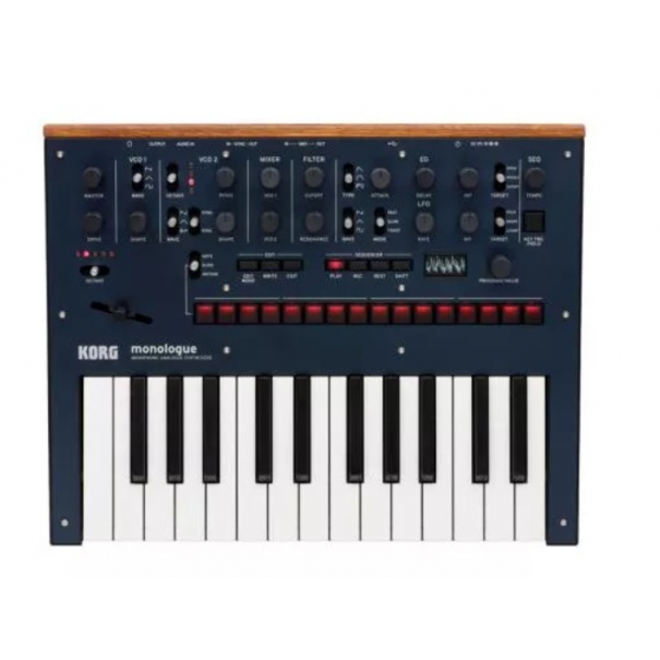 Monologue Blue Sintetizzatore Analogico Microfonico 25 Tasti Blu